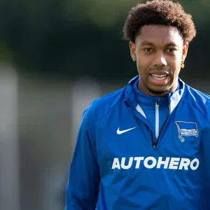 Jean-Paul Boetius während eines Trainings von Hertha BSC