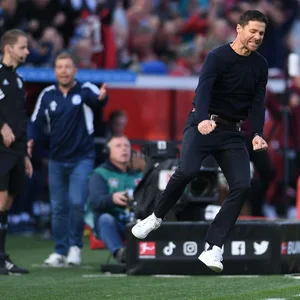 Xabi Alonso jubelt