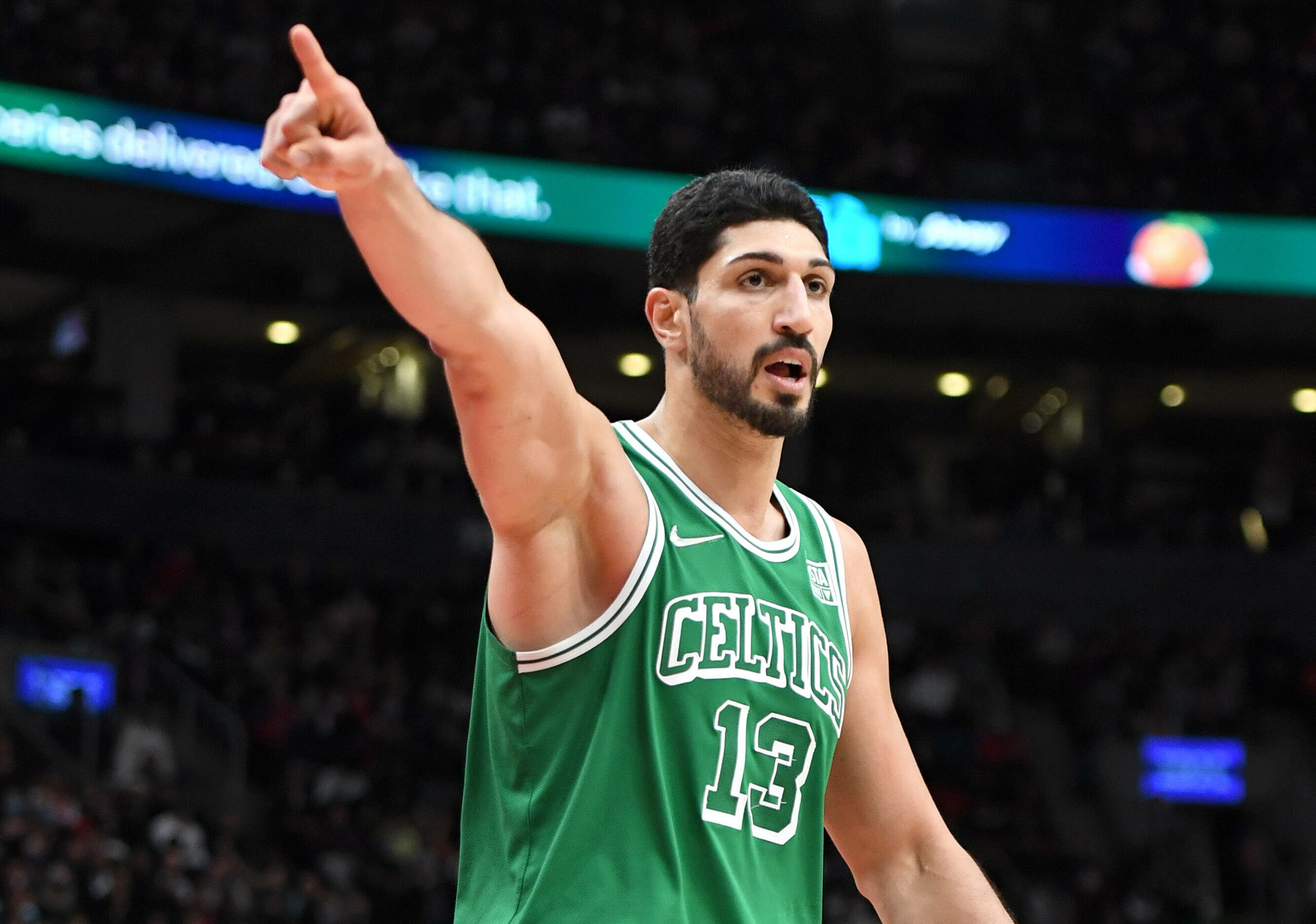 Enes Kanter im Trikot der Boston Celtics