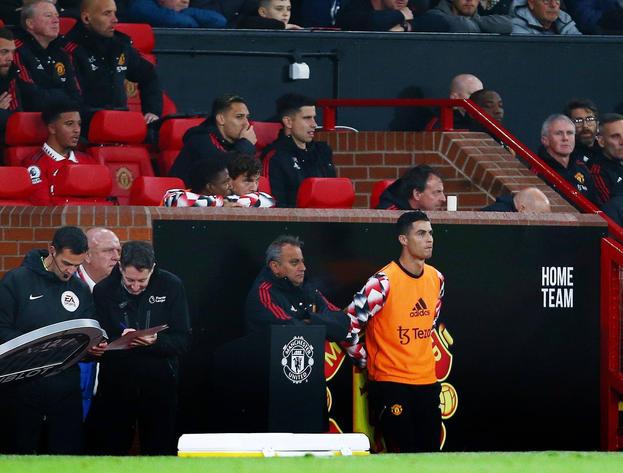Christiano Ronaldo steht vor der Manchester United-Bank