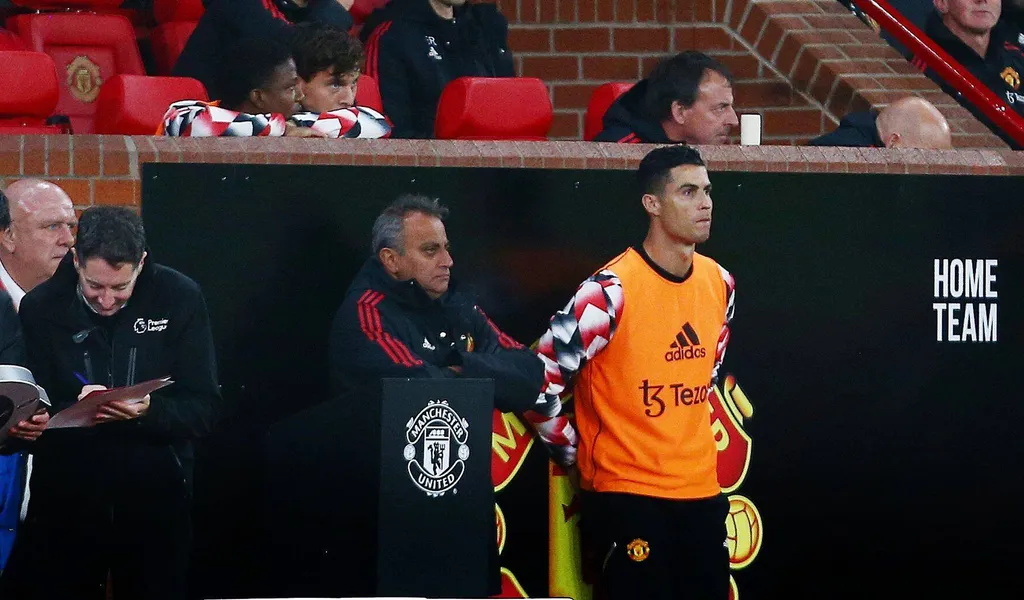 Christiano Ronaldo steht vor der Manchester United-Bank