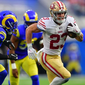 Christian McCaffrey erzielt einen Touchdown