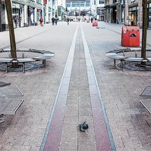 Hamburg INnenstadt leer