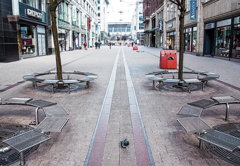 Hamburg INnenstadt leer