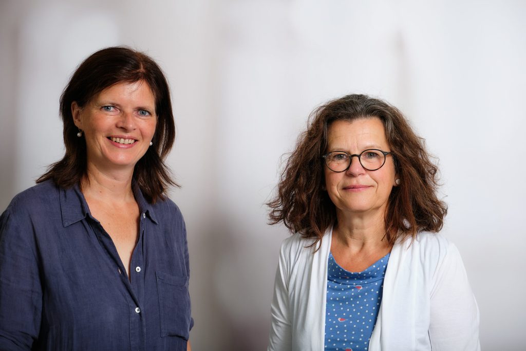 Die Hamburger Logopädinnen Dorothee von Maydell und Heike Burmeister