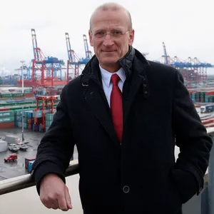 Gunther Bonz, Präsident des Unternehmerverbands hafen Hamburg