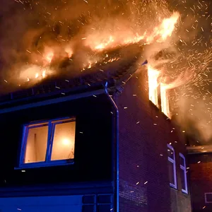 Flammeninferno in Hohenwestedt
