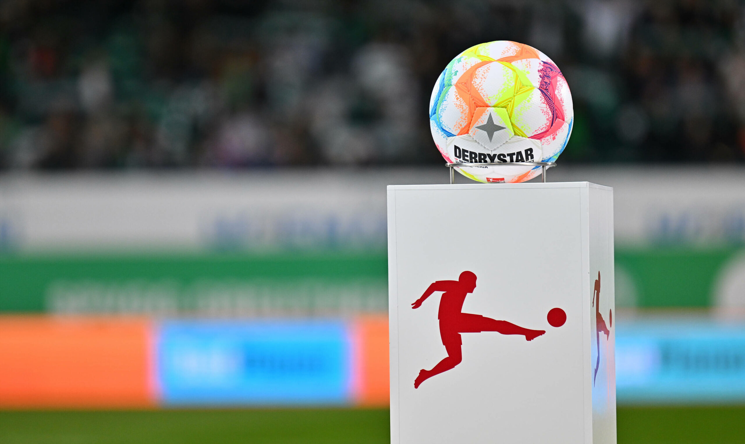 Bundesliga-Podest für den Spielball