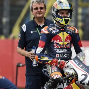 Victor Steeman auf dem Motorrad