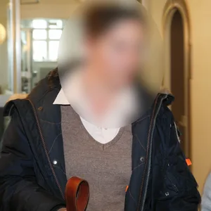 Kleingartenvorständin Marita D. im Amtsgericht Wandsbek.