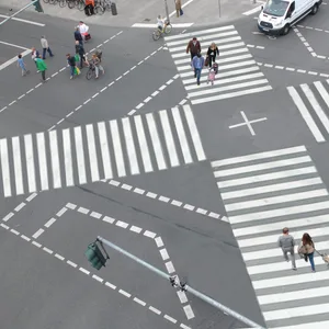 Visualisierung einer Diagonalkreuzung