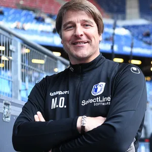 Michael Oenning als Trainer des FC Magdeburg