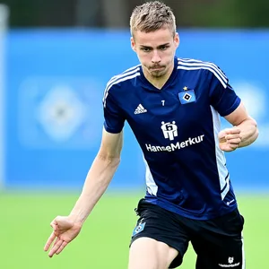 Filip Bilbija im HSV-Training
