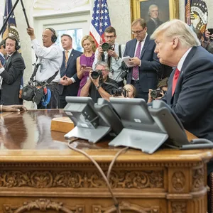 Rapper Kanye West und Ex-US-Präsident Donald Trump: 2024 könnten sie Konkurrenten um das wohl mächtigste Amt der Welt sein.