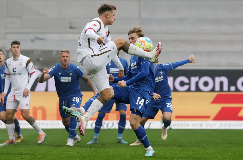 Johannes Eggestein traf zum zwischenzeitlichen Anschluss für St. Pauli.