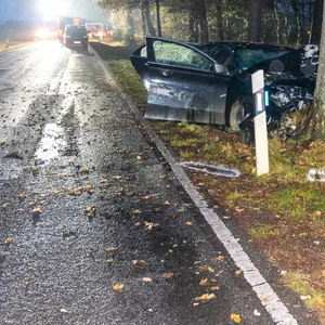 Tödlicher Unfall Holvede: Unfallort