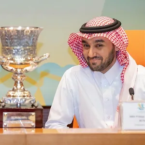 Luis Rubiales (Präsident des spanischen Fußballverbandes) und Abdulasis bin Turki al-Faisal (Saudi-Arabiens Sportminister)