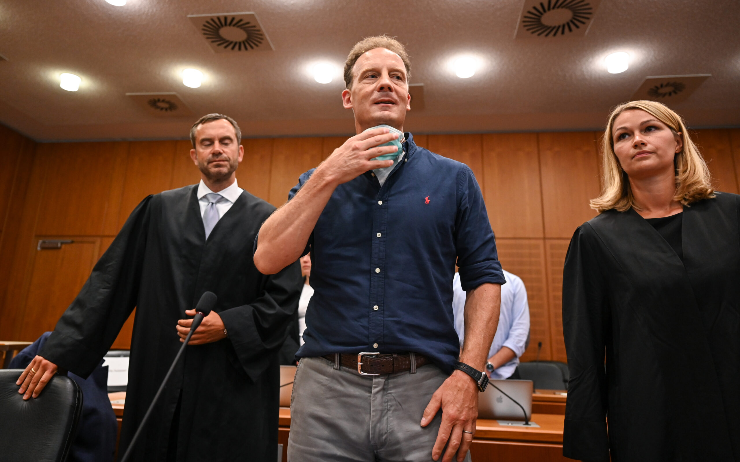 Unternehmer Alexander Falk 2020 vor Gericht.