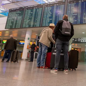 Terminal im Münchener Flughafen