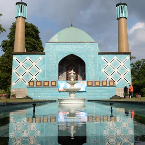 Die blaue Moschee in Winterhude