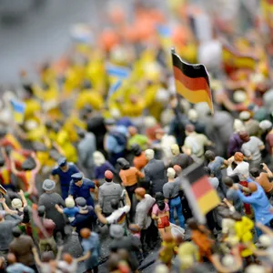 Fan-Figuren im Miniatur Wunderland