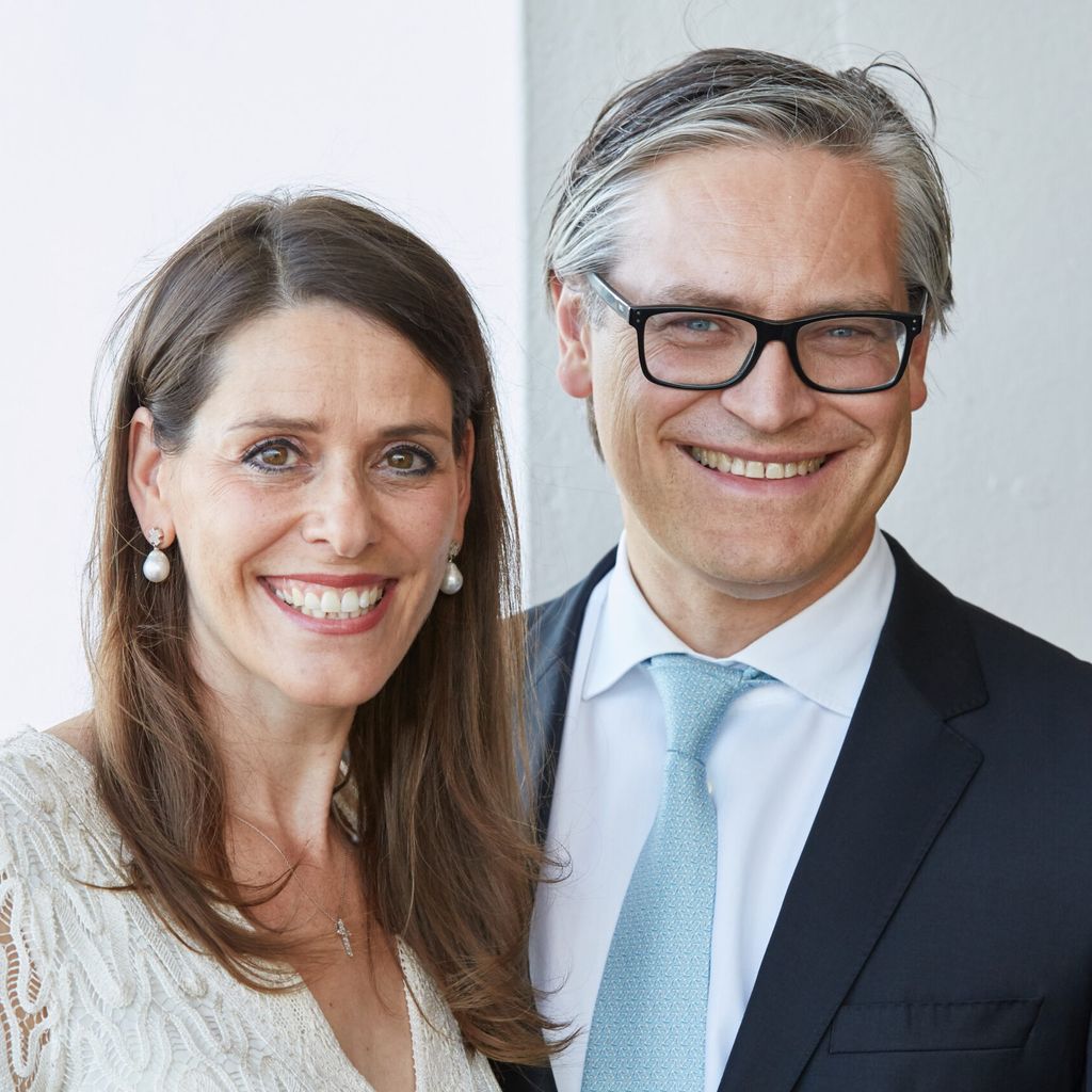 Unternehmer Alexander Otto und seine Frau Dorit (Vorsitzende der Stiftung). Beide Hamburger setzten sich für diverse Spendenprojekte ein. 
