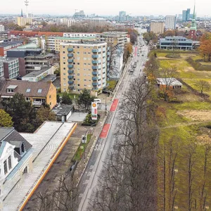 Die Königstraße wird umgebaut.