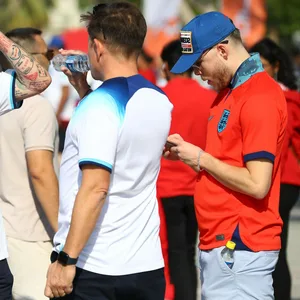England Fans vor dem Spiel gegen den Iran.