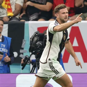 Niclas Füllkrug nach seinem Treffer gegen Spanien.