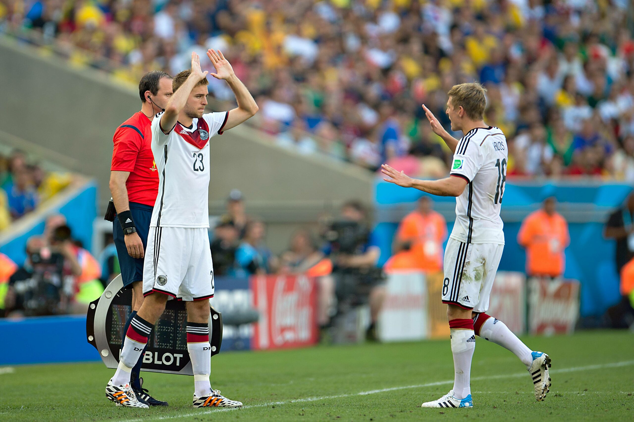 Christoph Kramer und Toni Kroos bei der WM 2014