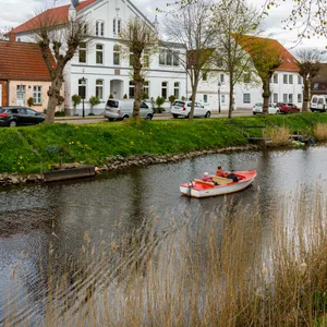 Historische Altstadt von Friedrichstadt am Fürstenburggraben