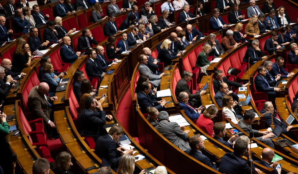 Sitzung des französischen Parlaments Ende Oktober.
