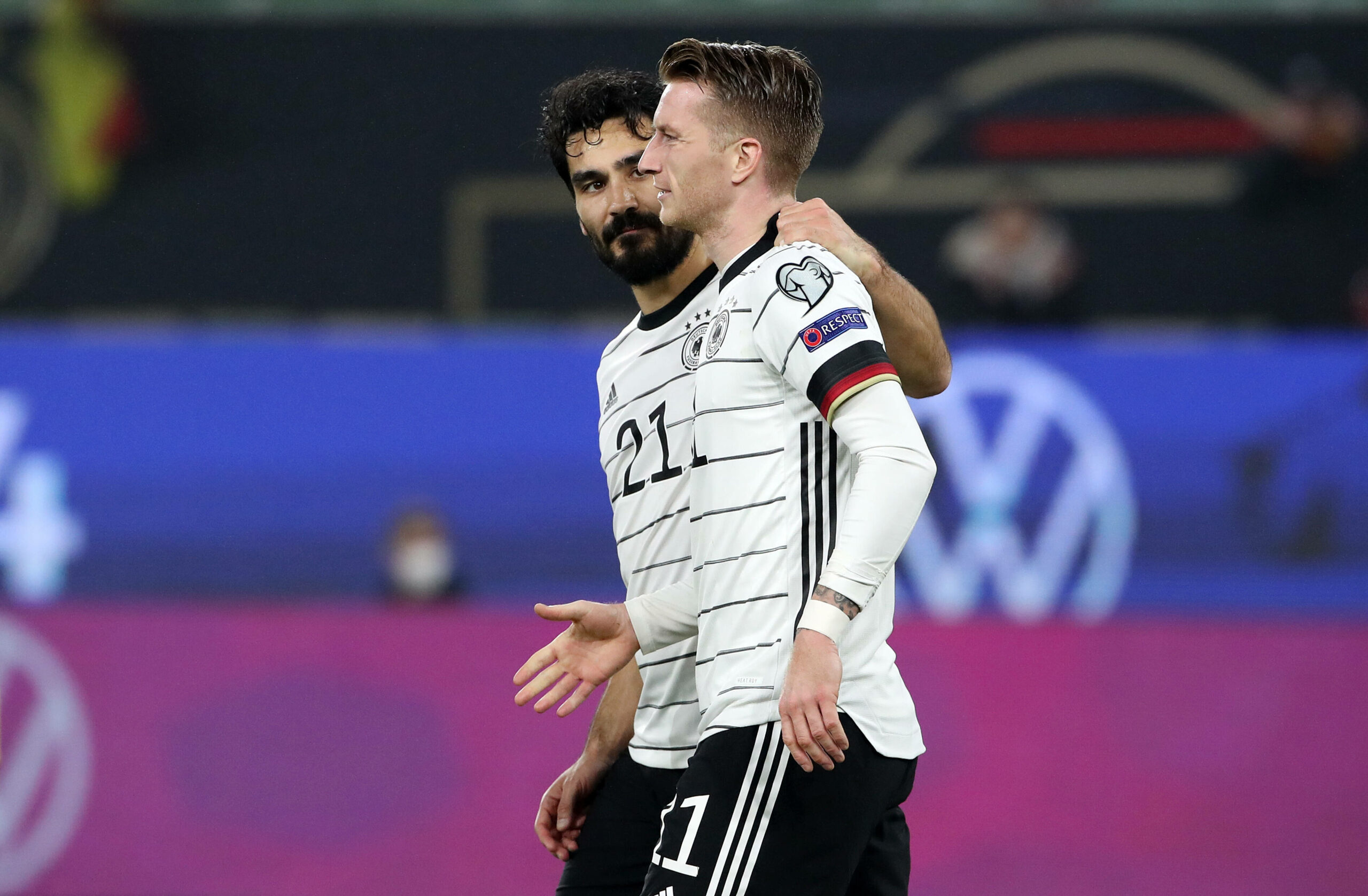 Marco Reus und Ilkay Gündogan im Trikot der Nationalmannschaft
