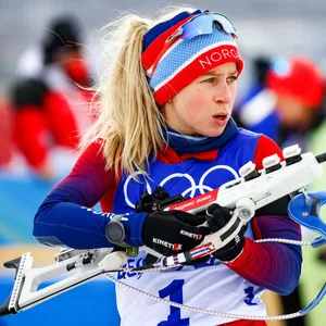 Tiril Eckhoff am Schießstand