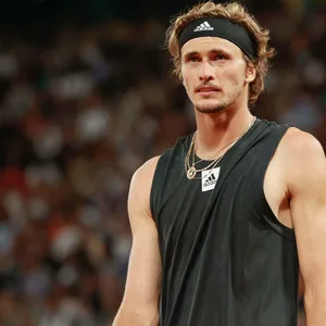 Alexander Zverev während seines letzten Spiels vor der Verletzungspause.