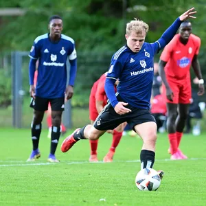 HSV-Youngster Tom Sanne avancierte in Lohne zum Matchwinner für die U21.