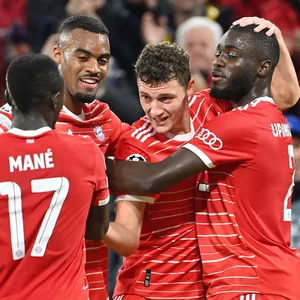 Dayot Upamecano beim Torjubel