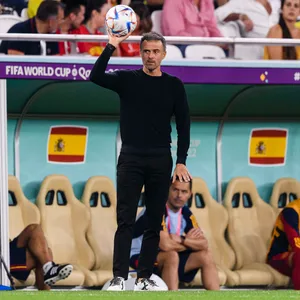 Luis Enrique beim Spiel gegen Costa Rica