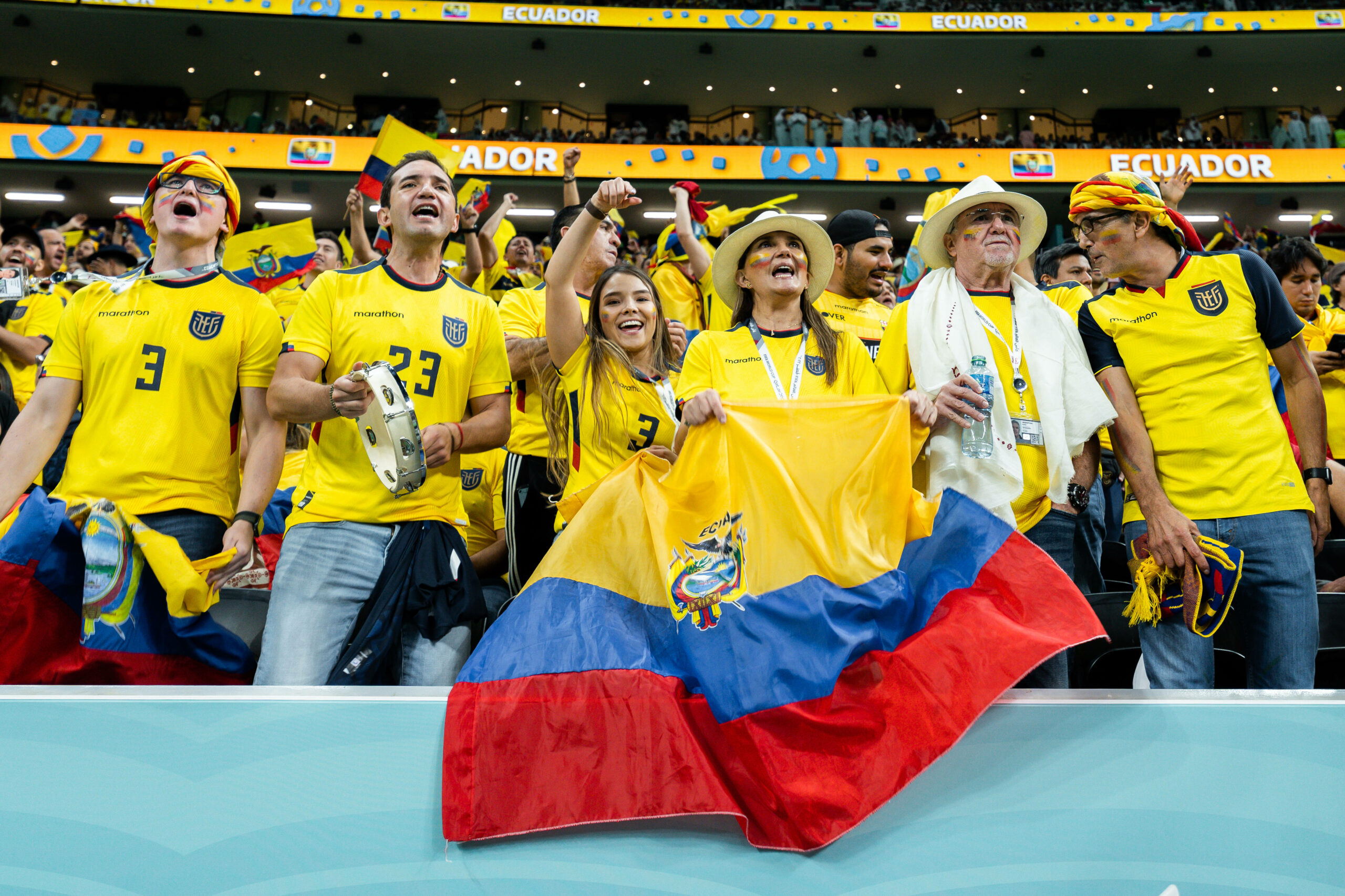 Ecuador-Fans bei der WM 2022