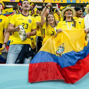 Ecuador-Fans bei der WM 2022