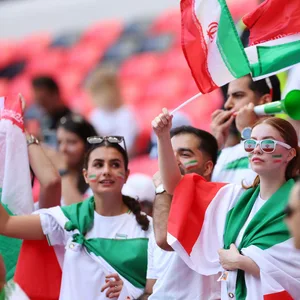 Iranische Fans bei der WM