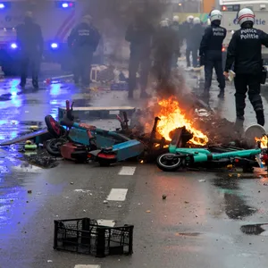 Ausschreitungen in Brüssel nach WM-Niederlage