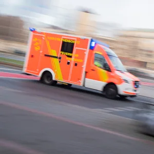Ein Krankenwagen als Symbolfoto