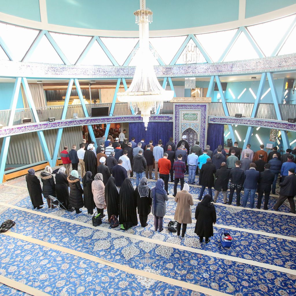 Blick in die Blaue Moschee