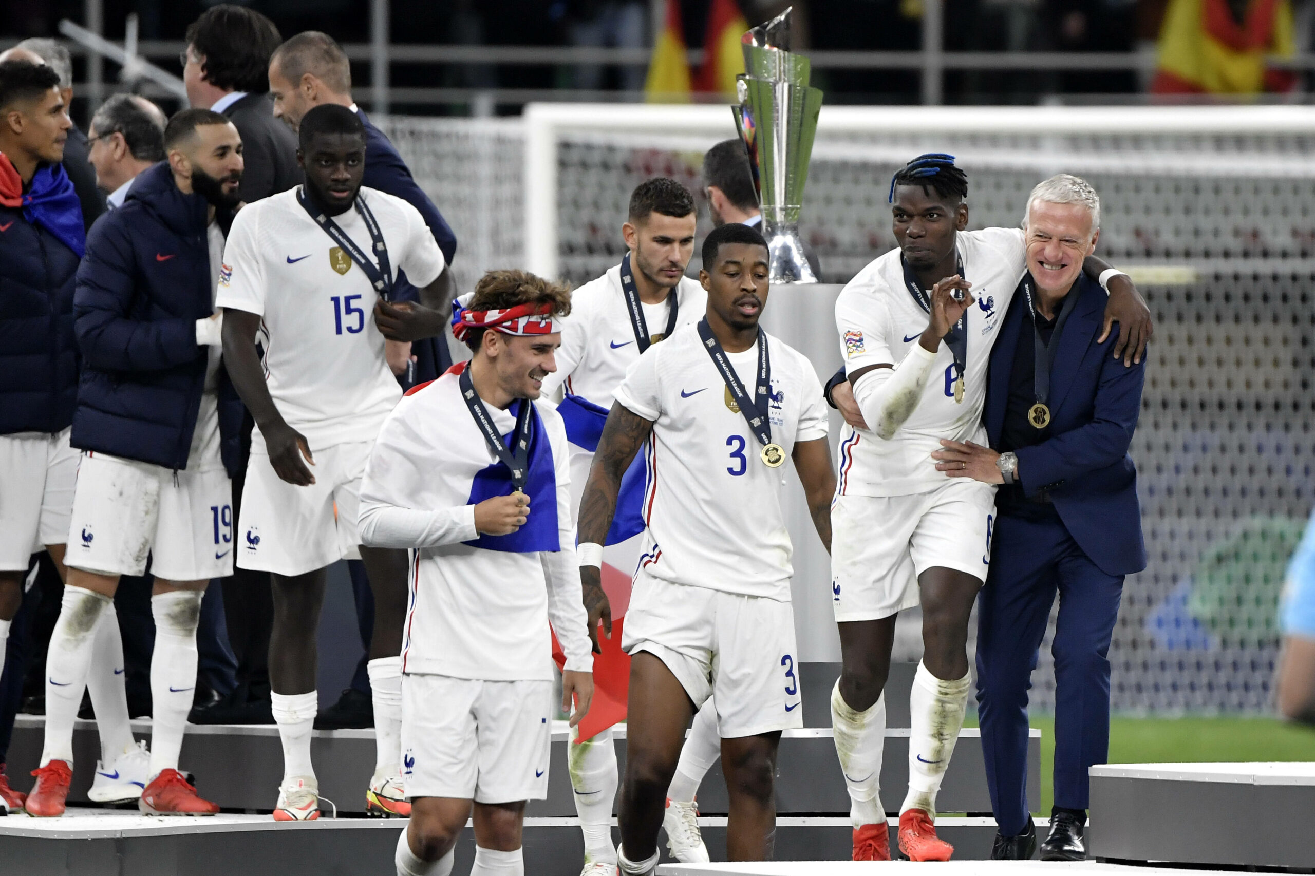 Frankreich feiert den Nations-League Sieg