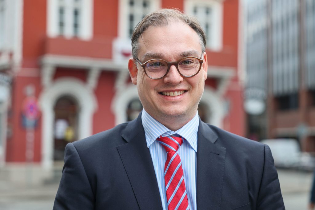 Der 2. Vorsitzende der Liberalen Jüdischen Gemeinde Eike Steinig