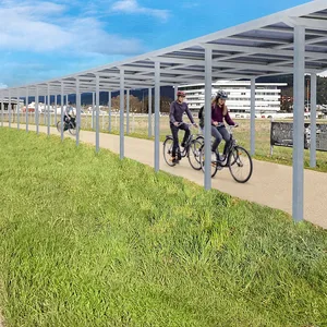 Bekommt Hamburg bald so einen Solar-Radweg wie Freiburg? (Visualisierung des Pilotprojekts, das gerade in Freiburg gebaut wird).