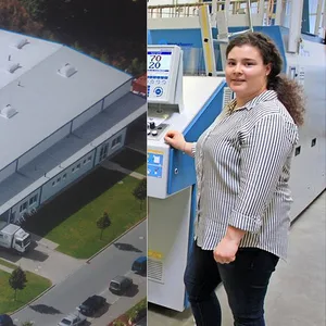 Lena Klimstein, Geschäftsführerin von Wäschedienst Pätzold in Sierksdorf.