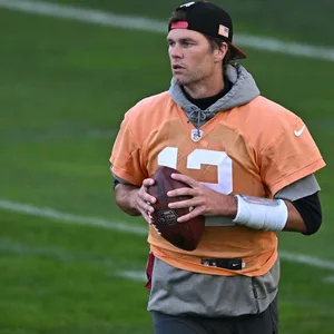 Tom Brady bei seiner ersten Trainingseinheit in München