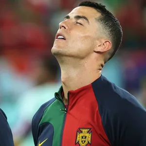 Cristiano Ronaldo kommen bei der Nationalhymne die Tränen